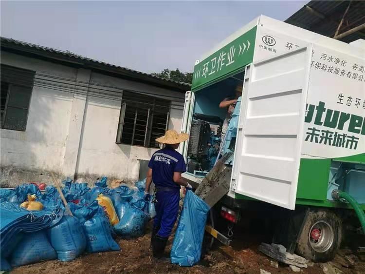 屯溪工业污泥压干处理